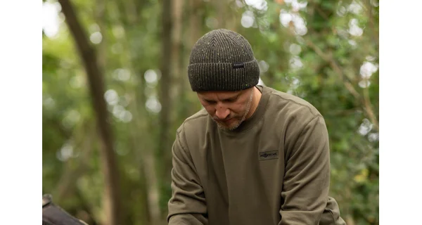 KORDA - Zimná čiapka Mindset Fisherman Beanie Dark Olive