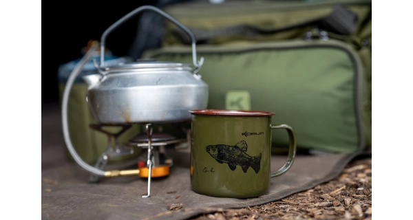 KORUM - Hrnček Classic Enamel Mug Tench 330 ml Lín