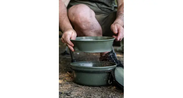 KORUM - Miešacia taška EVA Solid Groundbait Bowl & Riddle