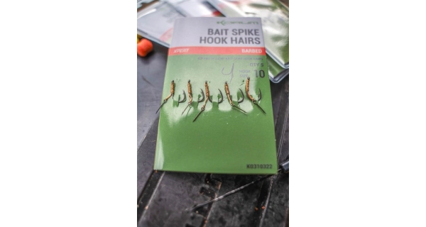 KORUM - Náväzec Bait Spike Hook Hairs Barbed veľ. 12 5 ks