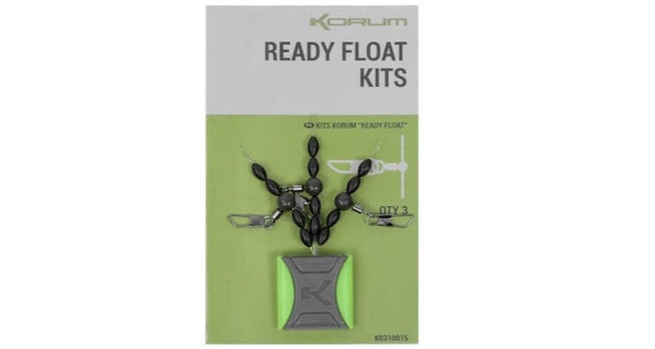 KORUM - Prejazd s karabínkou Ready Float Kit 3 ks