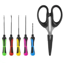 KORUM - Set Ihiel a nožnice Baiting Tool a Scissor Set