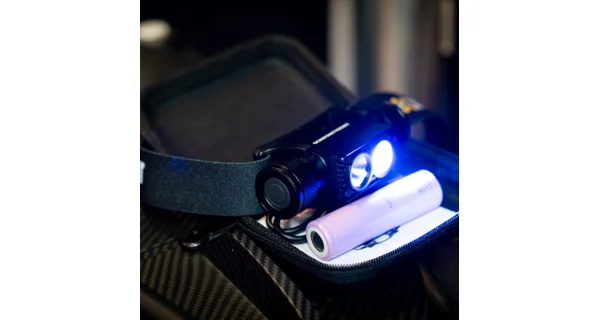 KRAVEN - Čelovka Pre Headlamp X1500 White + Fluo UV