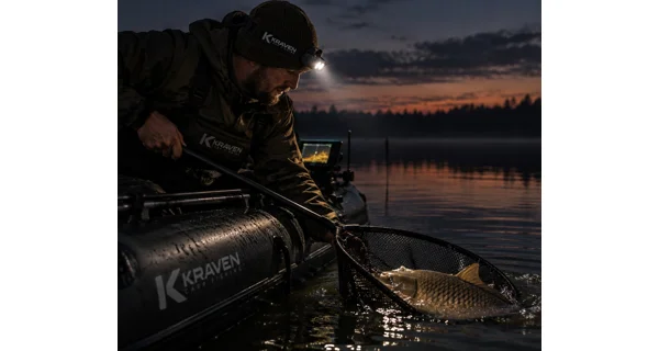 KRAVEN - Čelovka Pre Headlamp X1500 White + Fluo UV
