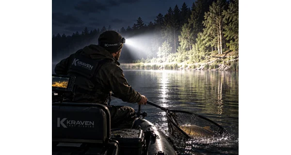 KRAVEN - Čelovka Pre Headlamp X1500 White + Green