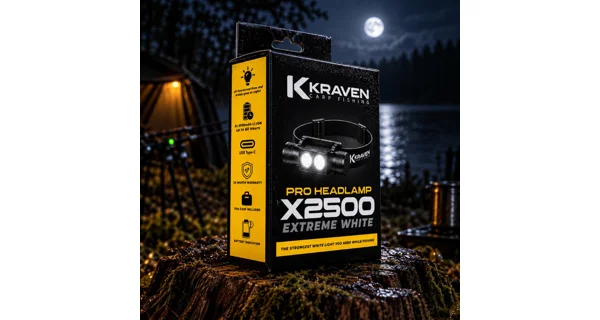 KRAVEN - Čelovka Pre Headlamp X2500 Extreme White