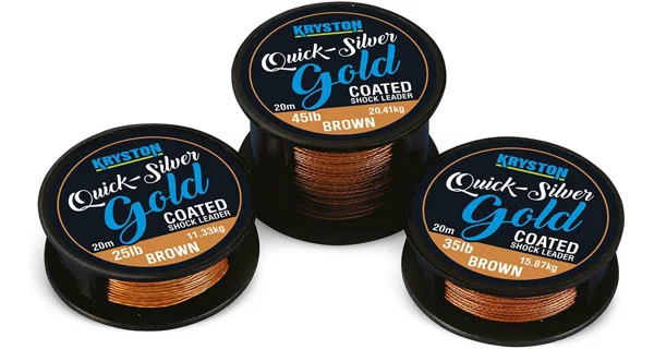 KRYSTON - Stužená šnúrka Quick Silver Gold 20 m 25 lb