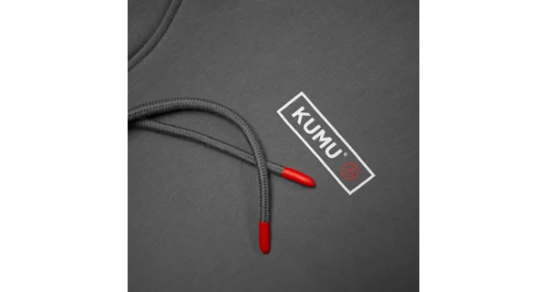 KUMU - Mikina Rising Sun Hoodie Grey veľ. M