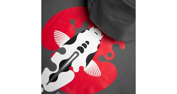 KUMU - Mikina Rising Sun Hoodie Grey veľ. S