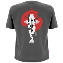 KUMU - Tričko Rising Sun Grey T-Shirt veľ. L