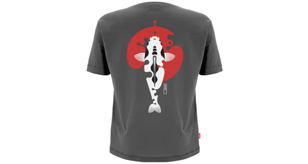 KUMU - Tričko Rising Sun Grey T-Shirt veľ. S