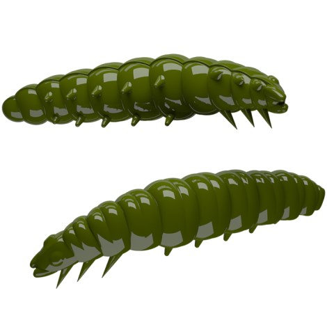 LIBRA LURES - Larva 35 mm Olive 031 Cheese 12 ks