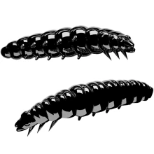 LIBRA LURES - Larva 45 mm Black 040 Krill 8 ks