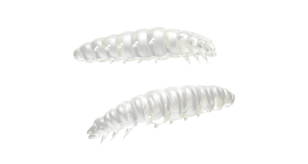 LIBRA LURES - Larva 45 Silver Pearl 004 Cheese 8 ks