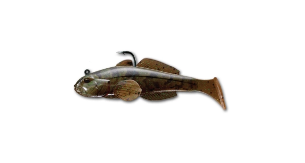 LIVETARGET - Gumová nástraha Goby Swimbait 8 cm 14 g Brown Pumpkin