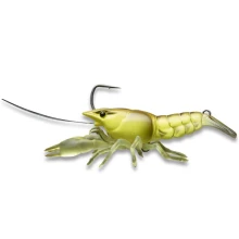 LIVETARGET - Gumová nástraha Live Craw Fines Bait Slow Sinking 11 g 63 mm Chartreuse Pumpkin