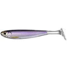 LIVETARGET - Gumová nástraha Slow-Roll Shiner Paddle Tail Swimbait 10 cm Silver Purple 4 ks