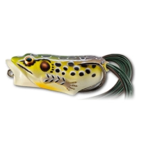 LIVETARGET - Imitácia žaby Hollow Body Frog Popper 5,5 cm 11 g Emerald Brown