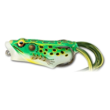 LIVETARGET - Imitácia žaby Hollow Body Frog Popper 5,5 cm 11 g Fluorescent Green Yellow