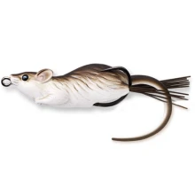 LIVETARGET - Nástraha myš Hollow Body Mouse 11 g 6 cm Brown White