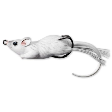 LIVETARGET - Nástraha myš Hollow Body Mouse 11 g 6 cm White