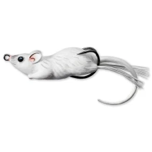 LIVETARGET - Nástraha myš Hollow Body Mouse 11 g 6 cm White