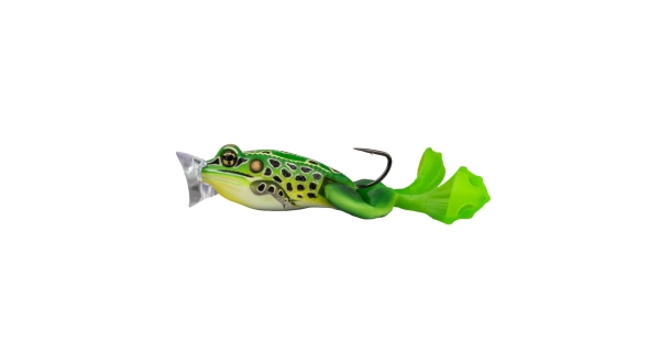 LIVETARGET - Nástraha Ultimate Frog Popper Bait 5 cm 21 g Green Yellow