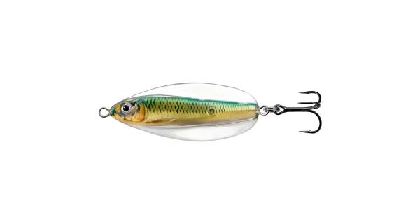 LIVETARGET - Plandavka Erratic Shiner Spoon 21 g 7 cm Gold Green