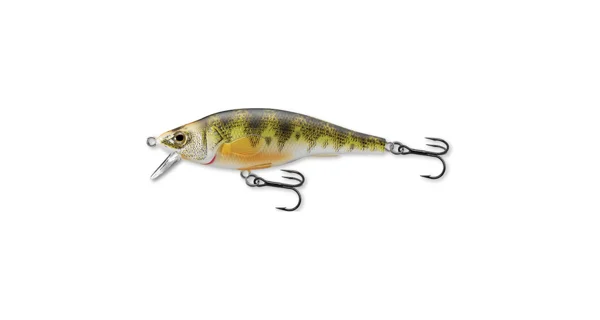 LIVETARGET - Wobler Yellow Perch Jerkbait 9,8 cm 16 g Fluorescent Matte Tmavý