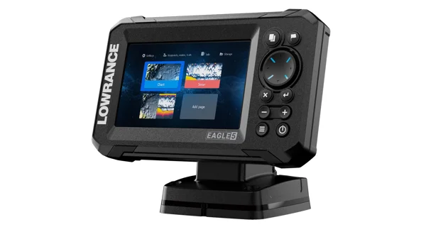 LOWRANCE - Echolot Eagle 5 so sondou SplitShot HD