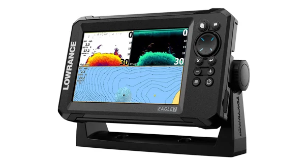 LOWRANCE - Echolot Eagle 7 so sondou SplitShot HD