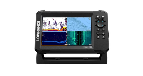 LOWRANCE - Echolot Eagle 7 so sondou SplitShot HD
