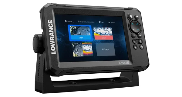 LOWRANCE - Echolot Eagle 7 so sondou TripleShot HD