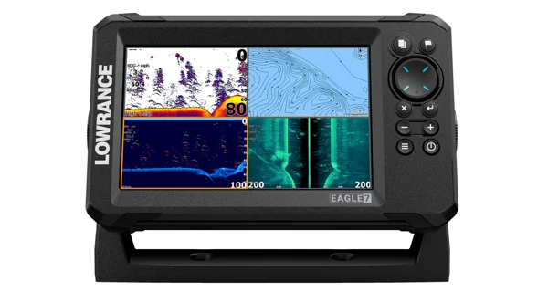 LOWRANCE - Echolot Eagle 7 so sondou TripleShot HD