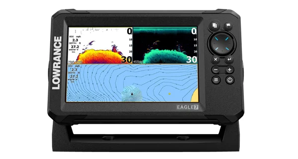 LOWRANCE - Echolot Eagle 7 so sondou TripleShot HD