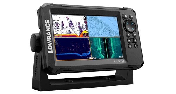 LOWRANCE - Echolot Eagle 7 so sondou TripleShot HD