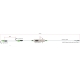 MADCAT - Hotový náväzec Adjusta Profi River Rig - Worm a Squid 180 cm veľ. S