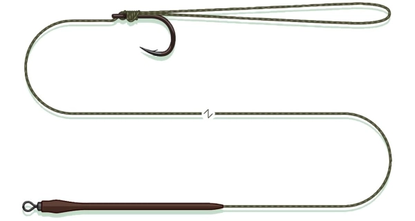 MADCAT - Náväzec Standard Pellet Rig veľ. 2/0 0,95 mm 65 cm