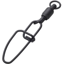 MADCAT - Obratlík s karabínou Stainless BB Swivel with Crosslock Snap veľ. 3 90 kg Black 3 ks