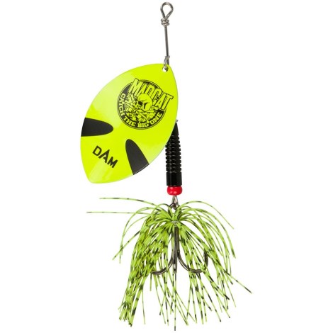 MADCAT - Rotačná trblietka Big Blade Spinner 11 cm 3/0 55 g Sinking Fluo Yellow