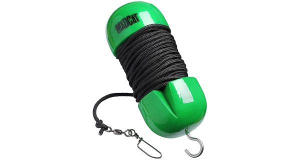 MADCAT - Sumcová bójka Buoy Rope XL Green 235x90 mm 18 m