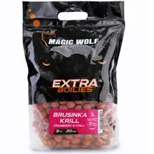 MAGIC WOLF - Boilies Extra 20 mm 3 kg Brusnica Krill