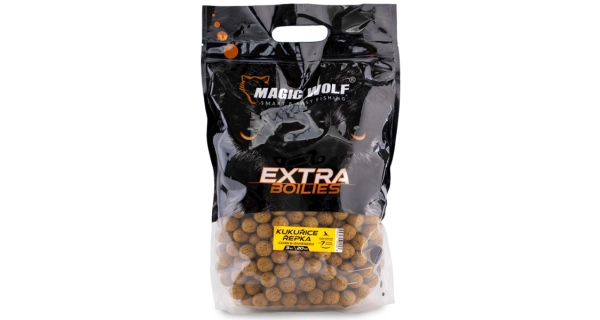 MAGIC WOLF - Boilies Extra 20 mm 3 kg Kukurica Repka
