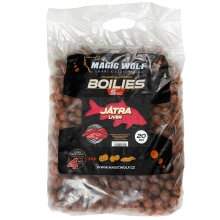 MAGIC WOLF - Kŕmne Boilie 5 kg 20 mm Pečeň