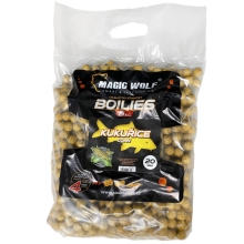 MAGIC WOLF - Kŕmne Boilie 5 kg 24 mm Kukurica