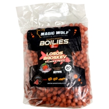 MAGIC WOLF - Kŕmne Boilie 5 kg 24 mm Losos Broskyňa