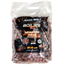 MAGIC WOLF - Kŕmne Boilie 5 kg 24 mm Monster Krab