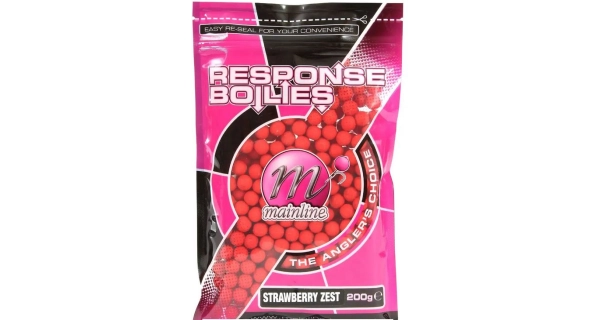 MAINLINE - Boilie Shelf Life Response Strawberry Zest 15 mm 450 g
