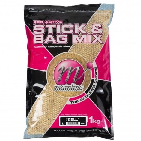 MAINLINE - Kŕmna zmes Pro-Active Stick and Bag Mix Cell 1 kg