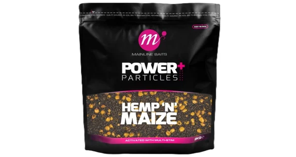 MAINLINE - Ochutený partikel Power+ Hemp 'N' Maize 2 kg
